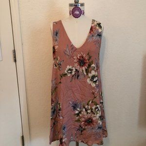 By Together | Pink Floral Dress | A-Line | Large
